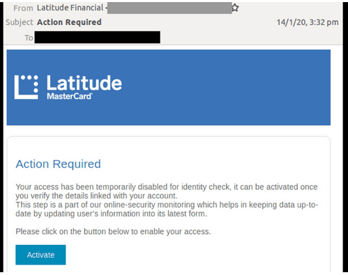Latitude Scam