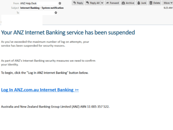 ANZ scam