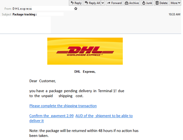 DHL Scam