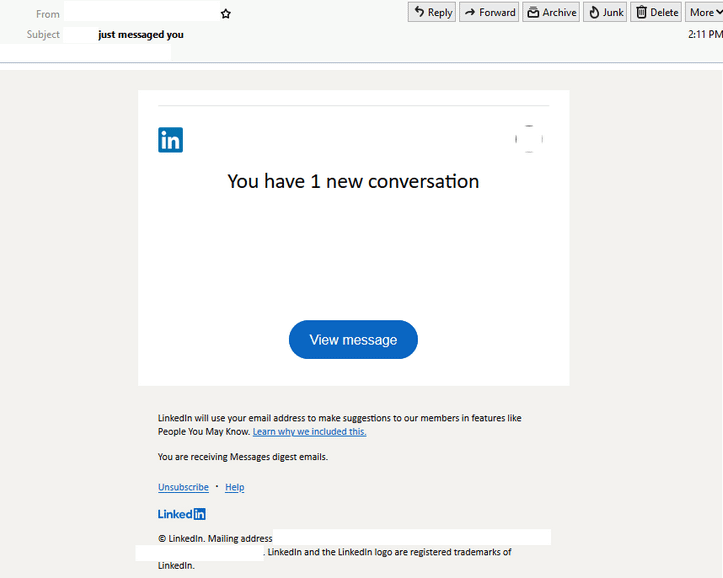 Linkedin Scam